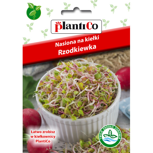 Nasiona na kiełki - Rzodkiewka PlantiCo
