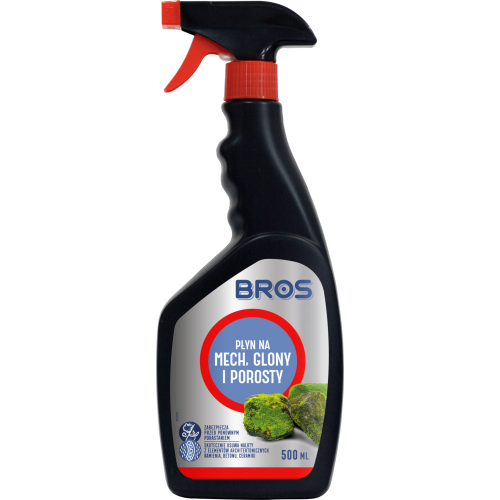 BROS - płyn na mech, glony i porosty, z atomizerem