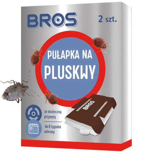 BROS - PUŁAPKA NA PLUSKWY Z ANTRAKTANTEM 2szt