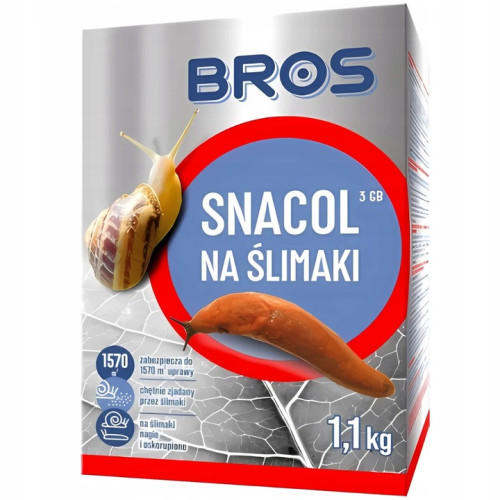 BROS - Snacol 5GB zwalcza ślimaki 1kg (KARTON)