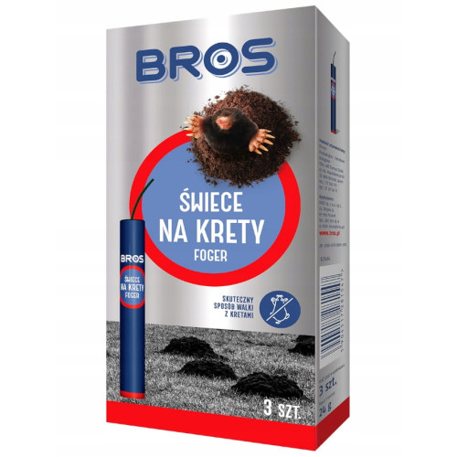 BROS - Świece na krety FOGER 3 szt.