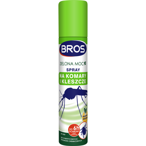 BROS - Zielona moc spray na komary i kleszcze 90ml