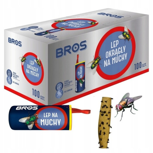 BROS - Lep na muchy okrągły 1 szt.