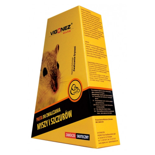 VIGONEZ MARS - PASTA DO ZWALCZANIA MYSZY I SZCZURÓW 150g