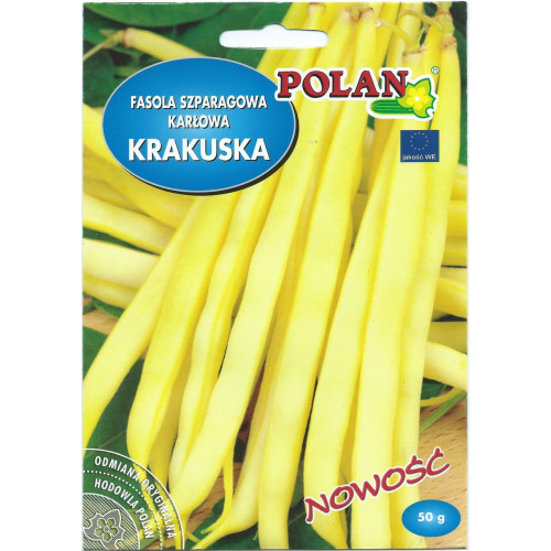 Fasola szparagowa karłowa Krakuska 50g Polan
